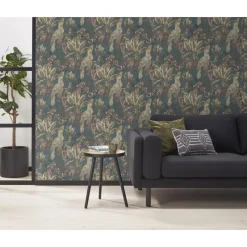 Kwantum Behang Frank Blauw