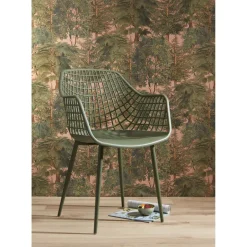 Kwantum Behang Ismene Groen