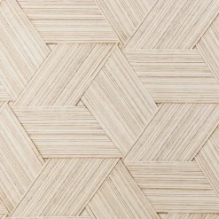 Kwantum Behang Lilly Bruin/Wit