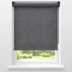 Kwantum Fenstr Rolgordijn Screen Sep Donkergrijs