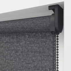 Kwantum Fenstr Rolgordijn Screen Sep Donkergrijs