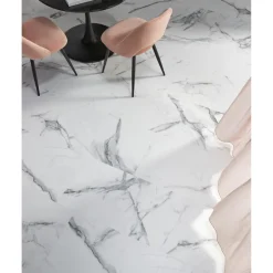 Kwantum Klik PVC Marble Wit Tegel XL Plank