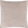 Kwantum Kussen Rib Grijs 45x45 Cm