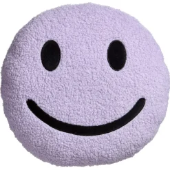 Kwantum Kussen Smiley Lila Ø35 Cm ø 35 Cm