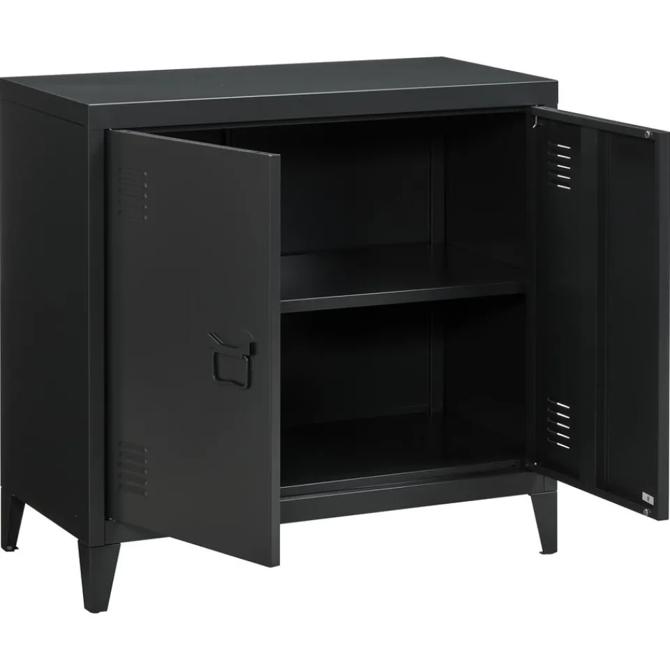 Kwantum Lockerkast Leipzig 2-Deurs Zwart