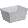 Kwantum Mand Vilt Grijs 30x23x15cm