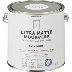 Kwantum Muurverf Professional Basic White 2.5 L