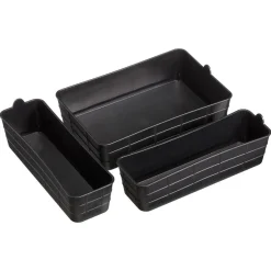 Kwantum Opberger Midi Zwart - 3 Stuks