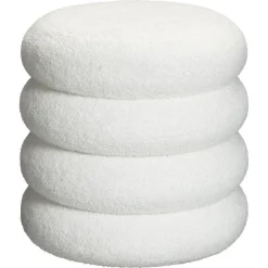 Kwantum Poef Prato Wit