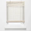 Kwantum Rolgordijn Bamboe Wit 100x220 Cm