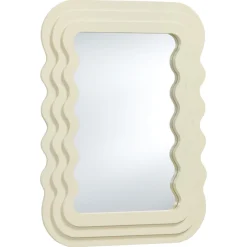 Kwantum Spiegel Wave Taupe