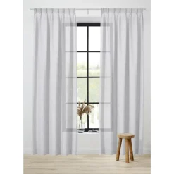 Kwantum Vitrage Laura Wit 150 Cm