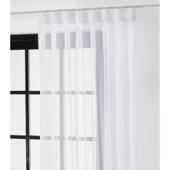 Kwantum Vitrage Viola Wit 150 Cm