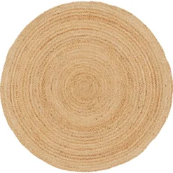 Kwantum Vloerkleed Solis Naturel - Ø 100 Cm