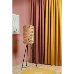 Kwantum Vloerlamp Aphrodite Zwart Naturel